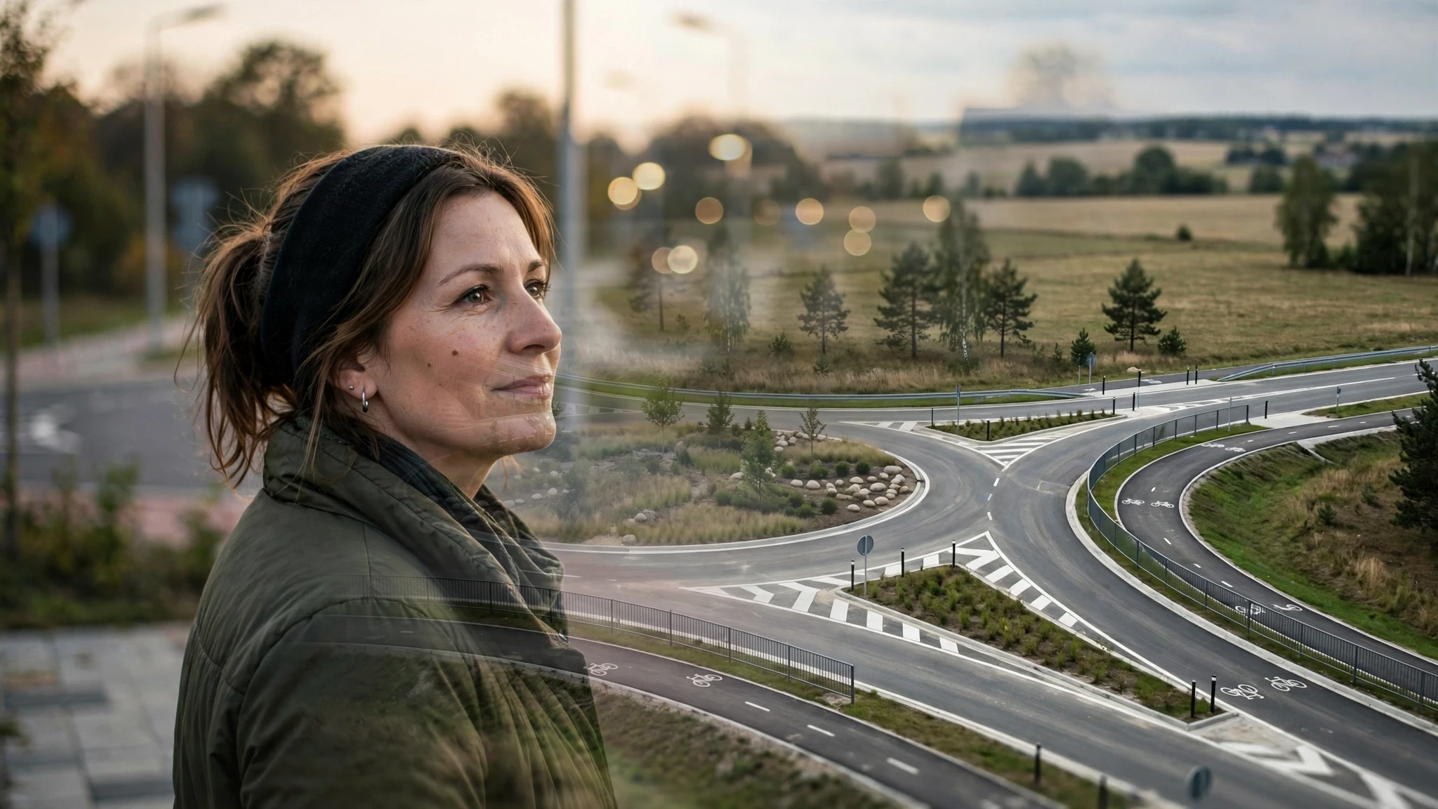 Nowa południowo-wschodnia obwodnica Nidzicy w ciągu drogi wojewódzkiej nr 604 z rondem i ścieżką pieszo-rowerową